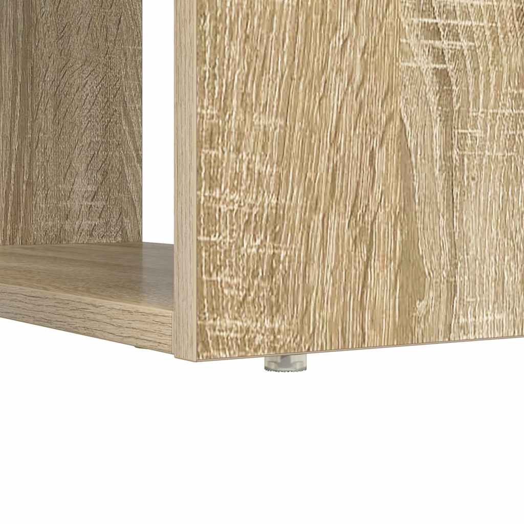 Bureau met plank Sonoma Eiken 113 x 54 x 120 cm Bewerkt hout is nu te koop bij PeponiXL, paradijselijk wonen!