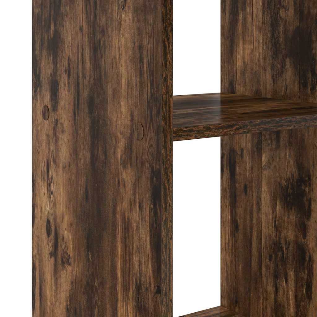 Bureau met plank Gerookt eiken 142 x 102 x 73 cm Bewerkt hout is nu te koop bij PeponiXL, paradijselijk wonen!