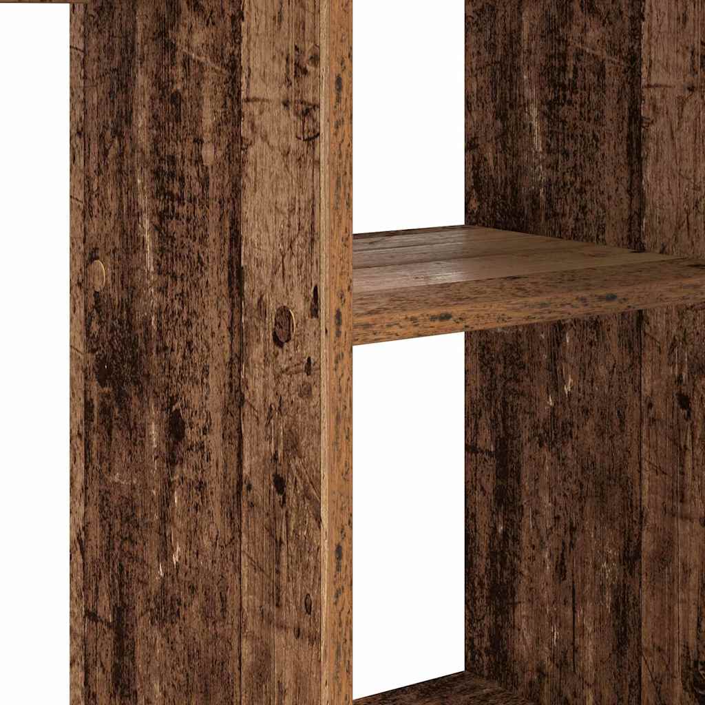 Bureau met plank Oud Hout 142 x 102 x 73 cm Bewerkt hout is nu te koop bij PeponiXL, paradijselijk wonen!
