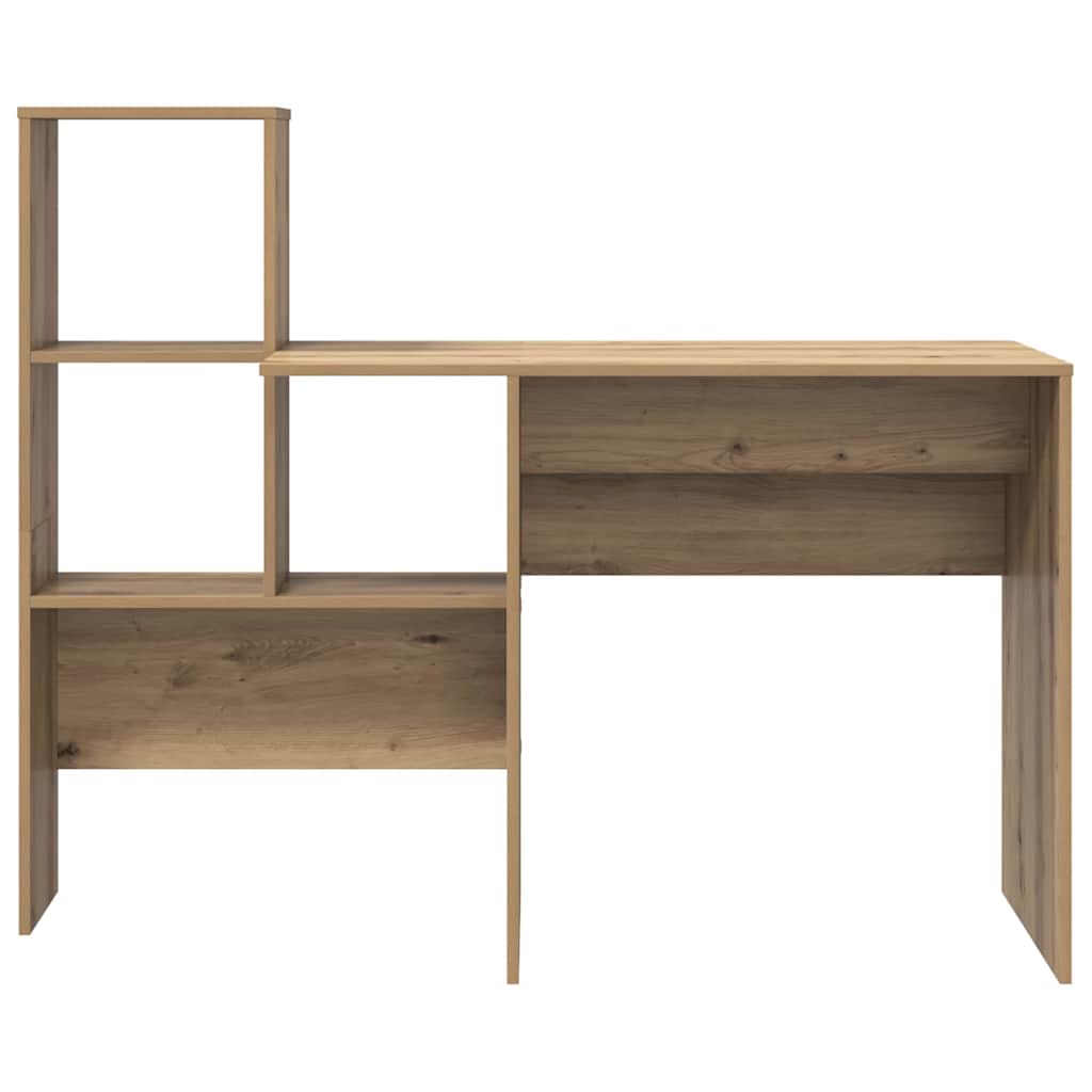 Bureau Artisan Eiken 131,5 x 50 x 106,5 cm Bewerkt hout is nu te koop bij PeponiXL, paradijselijk wonen!
