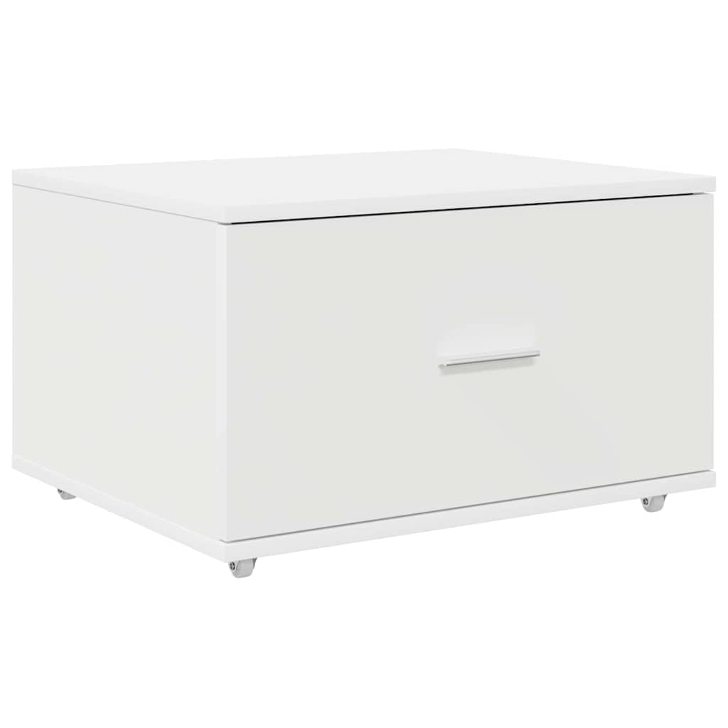 Ladenkast met wiel Wit 55 x 45 x 31 cm is nu te koop bij PeponiXL, paradijselijk wonen!