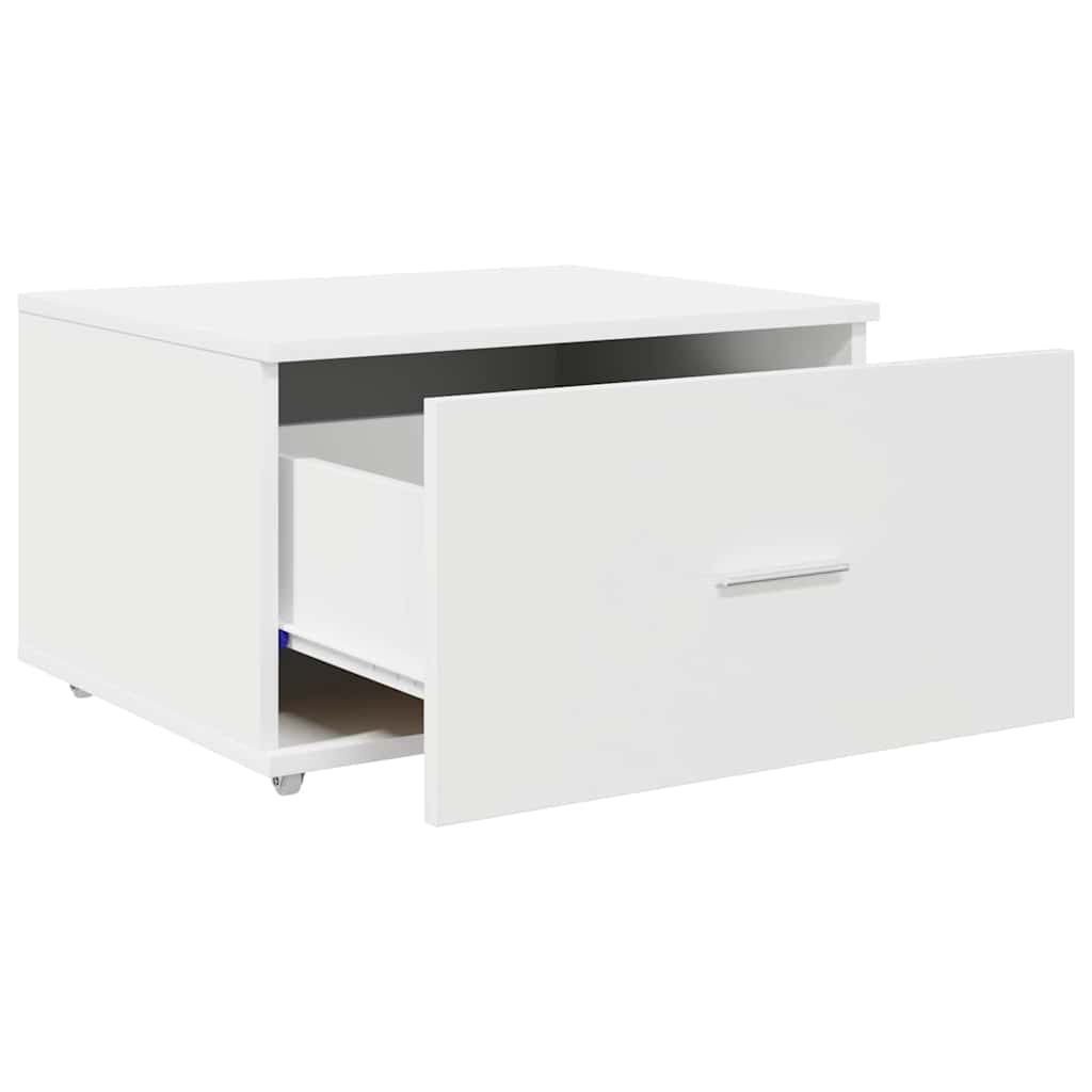 Ladenkast met wiel Wit 55 x 45 x 31 cm is nu te koop bij PeponiXL, paradijselijk wonen!