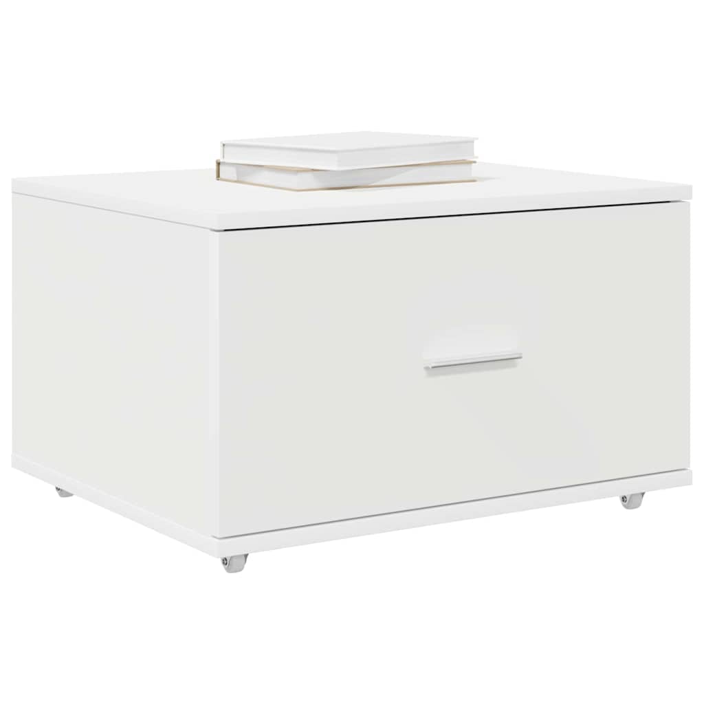 Ladenkast met wiel Wit 55 x 45 x 31 cm is nu te koop bij PeponiXL, paradijselijk wonen!