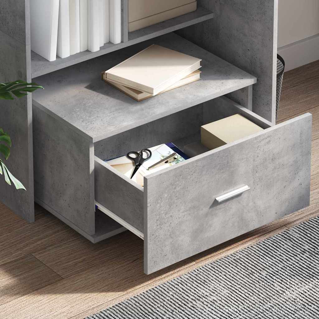 Ladenkast met wiel Beton Grijs 55 x 45 x 31 cm is nu te koop bij PeponiXL, paradijselijk wonen!