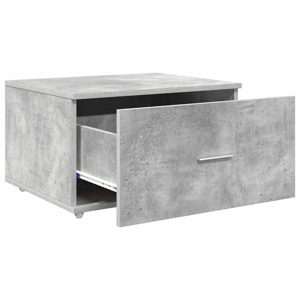 Ladenkast met wiel Beton Grijs 55 x 45 x 31 cm is nu te koop bij PeponiXL, paradijselijk wonen!