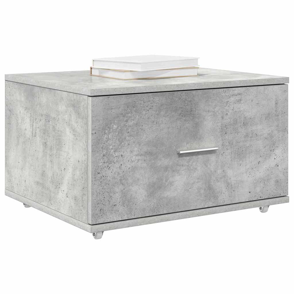 Ladenkast met wiel Beton Grijs 55 x 45 x 31 cm is nu te koop bij PeponiXL, paradijselijk wonen!