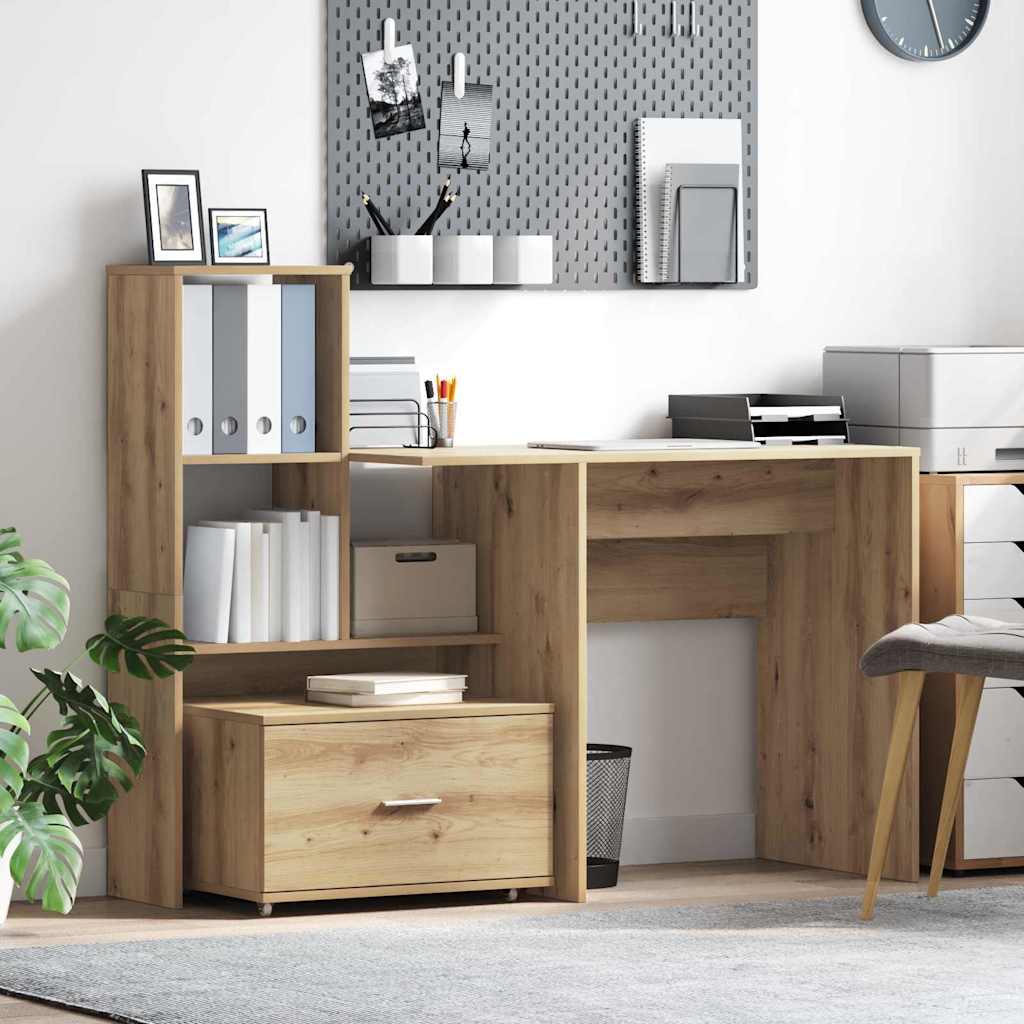 Ladenkast met wiel Artisan Eiken 55 x 45 x 31 cm is nu te koop bij PeponiXL, paradijselijk wonen!