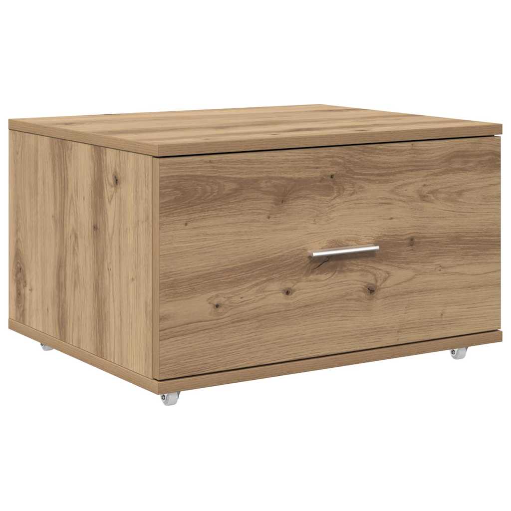 Ladenkast met wiel Artisan Eiken 55 x 45 x 31 cm is nu te koop bij PeponiXL, paradijselijk wonen!