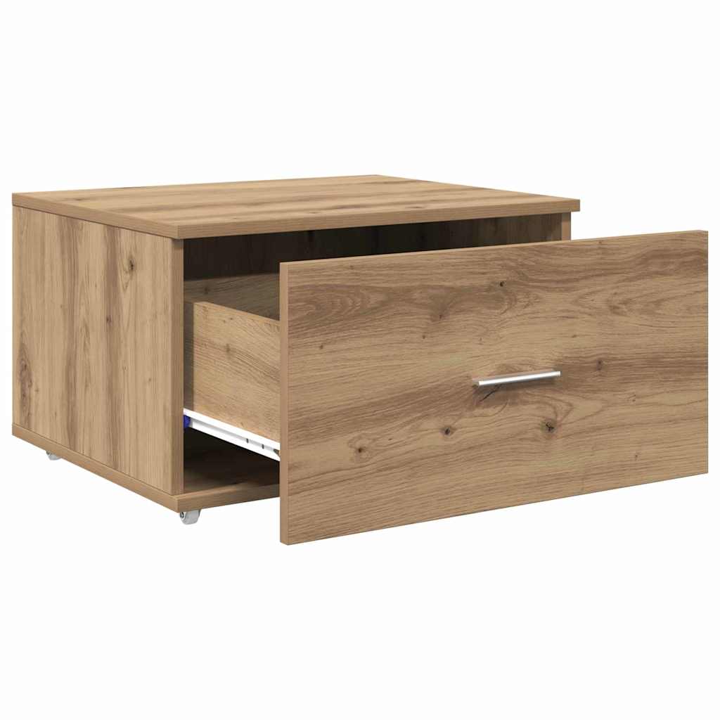 Ladenkast met wiel Artisan Eiken 55 x 45 x 31 cm is nu te koop bij PeponiXL, paradijselijk wonen!