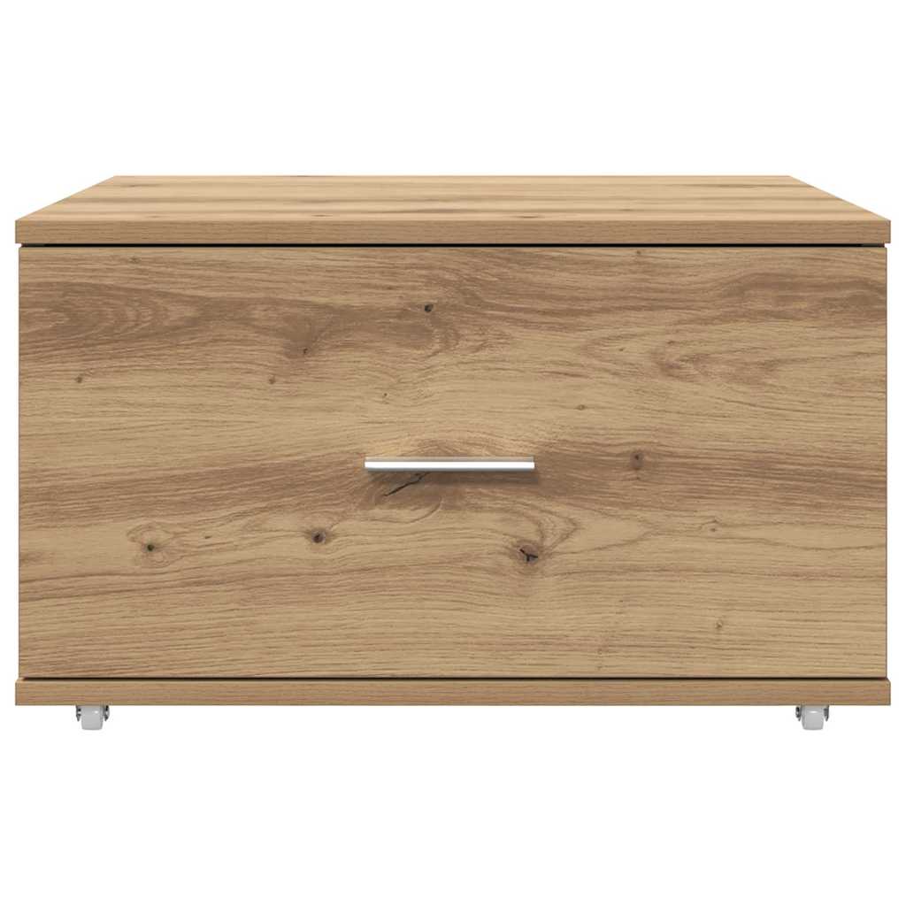 Ladenkast met wiel Artisan Eiken 55 x 45 x 31 cm is nu te koop bij PeponiXL, paradijselijk wonen!