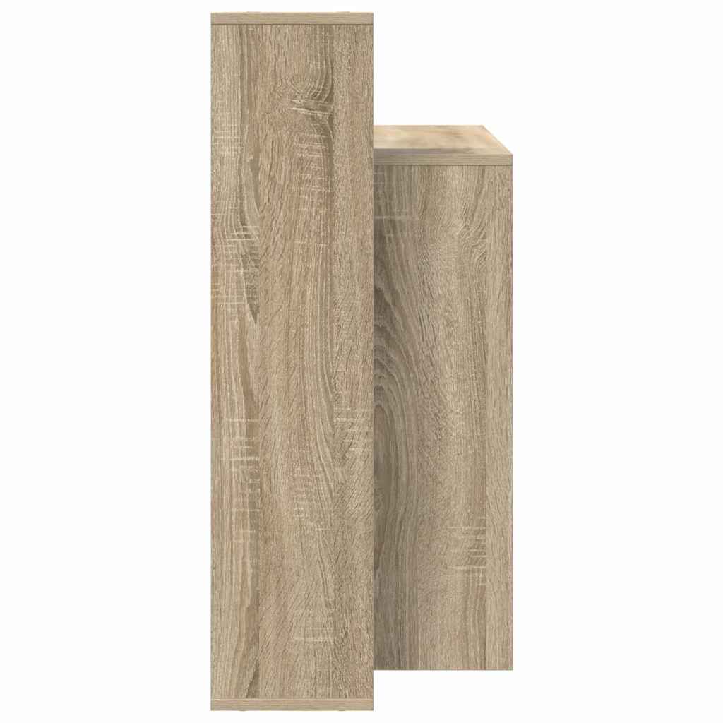 Bureau met plank Sonoma Eiken 100 x 40 x 90 cm Bewerkt hout is nu te koop bij PeponiXL, paradijselijk wonen!