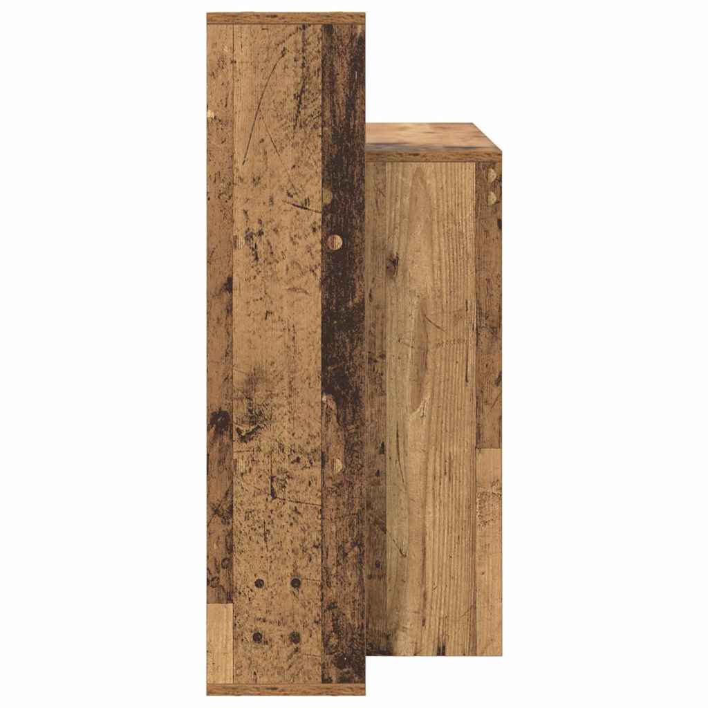 Bureau met plank Oud Hout 100 x 40 x 90 cm Bewerkt hout is nu te koop bij PeponiXL, paradijselijk wonen!