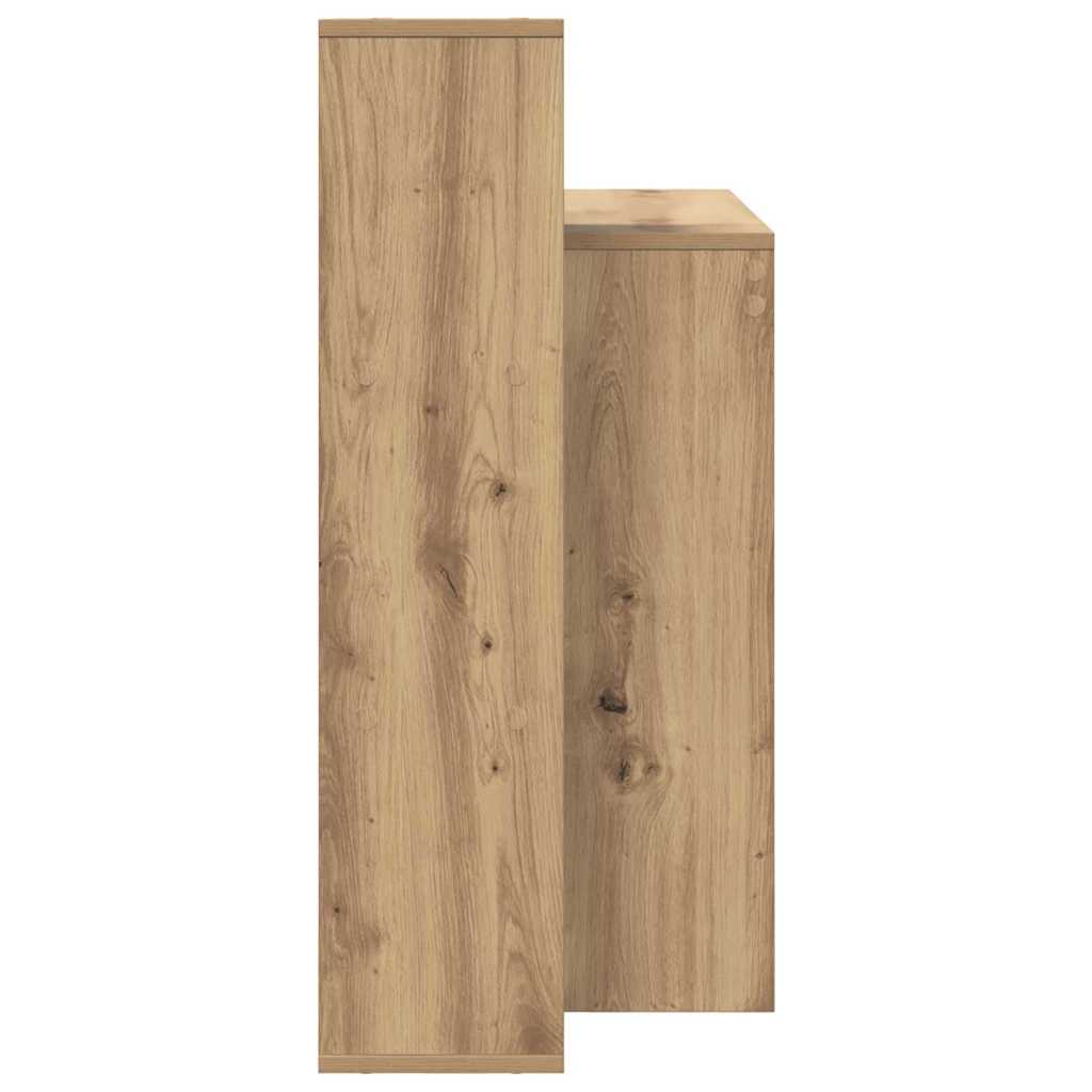 Bureau met plank Artisan Eiken 100 x 40 x 90 cm Bewerkt hout is nu te koop bij PeponiXL, paradijselijk wonen!