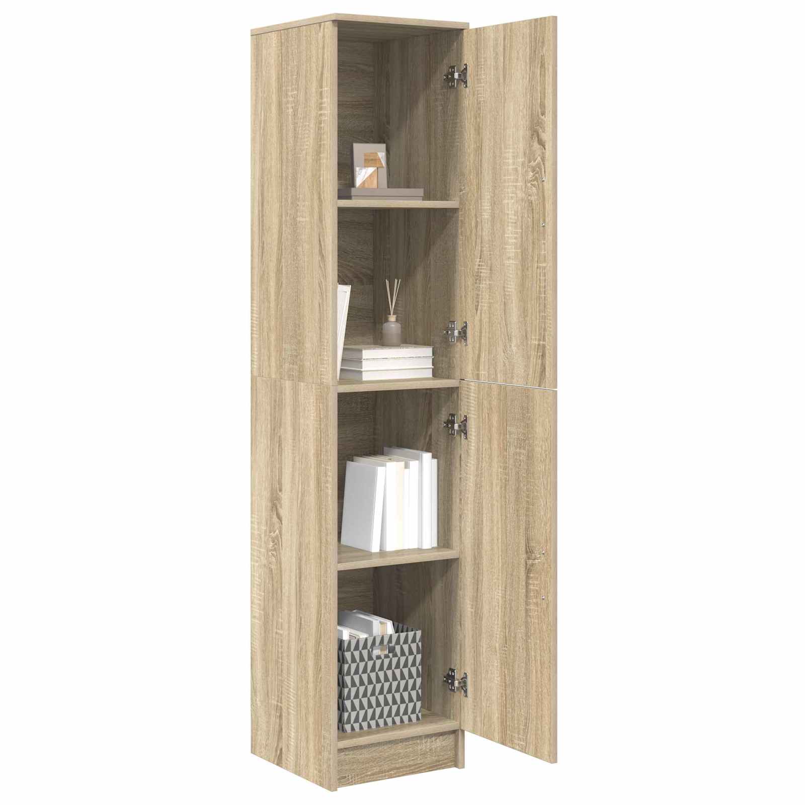 Hoge kast Sonoma Eiken 35 x 39 x 168 cm is nu te koop bij PeponiXL, paradijselijk wonen!