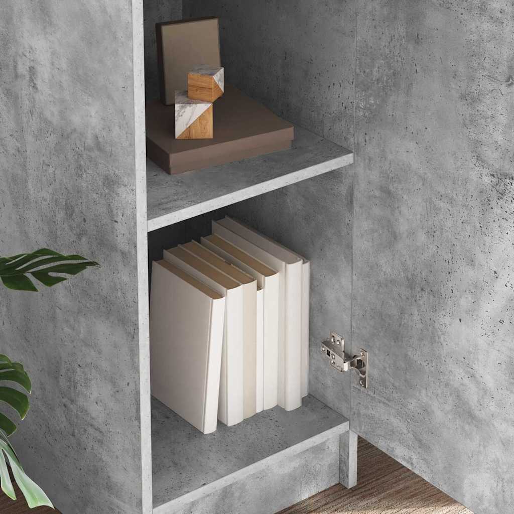 Hoge kast Beton Grijs 35 x 39 x 168 cm is nu te koop bij PeponiXL, paradijselijk wonen!