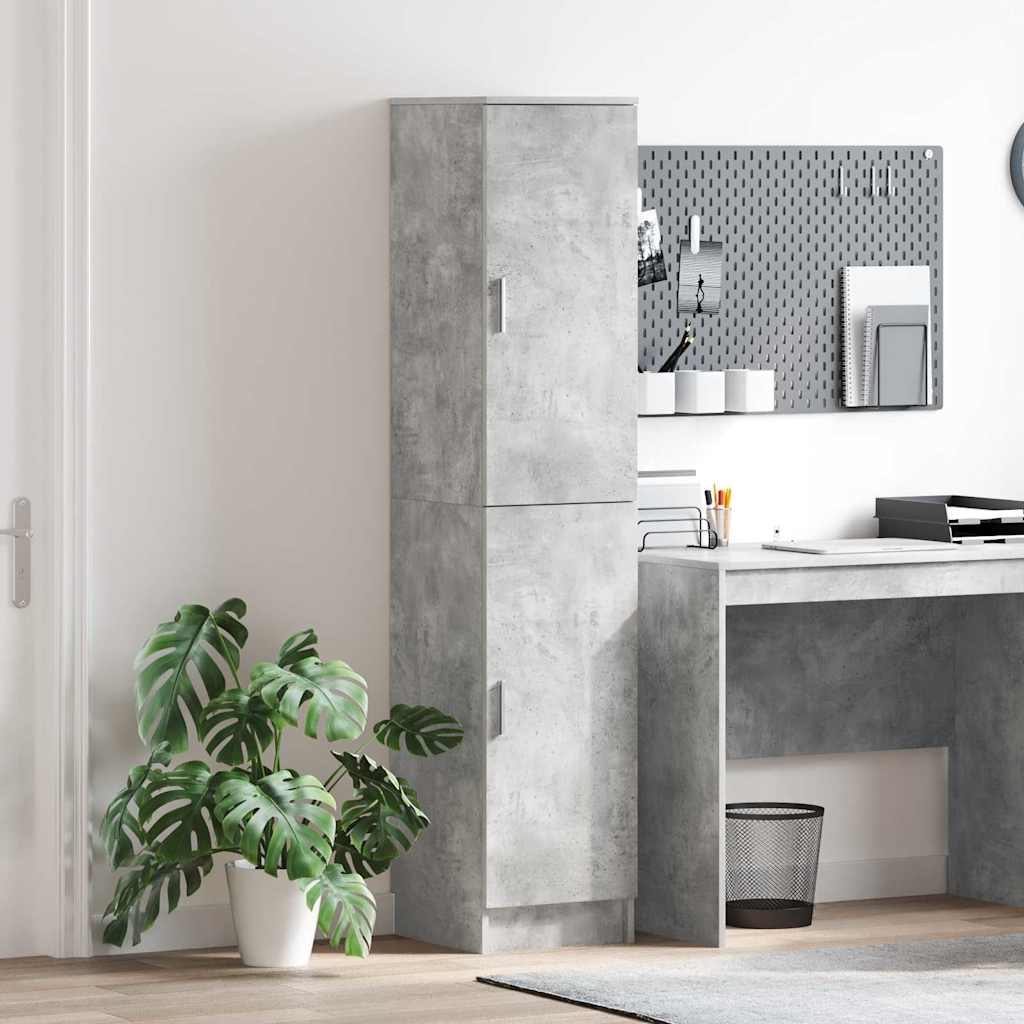 Hoge kast Beton Grijs 35 x 39 x 168 cm is nu te koop bij PeponiXL, paradijselijk wonen!