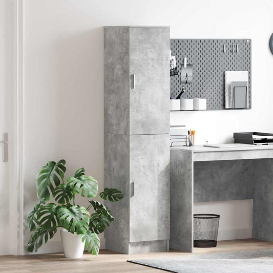 Hoge kast Beton Grijs 35 x 39 x 168 cm is nu te koop bij PeponiXL, paradijselijk wonen!