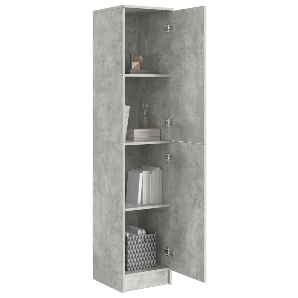 Hoge kast Beton Grijs 35 x 39 x 168 cm is nu te koop bij PeponiXL, paradijselijk wonen!