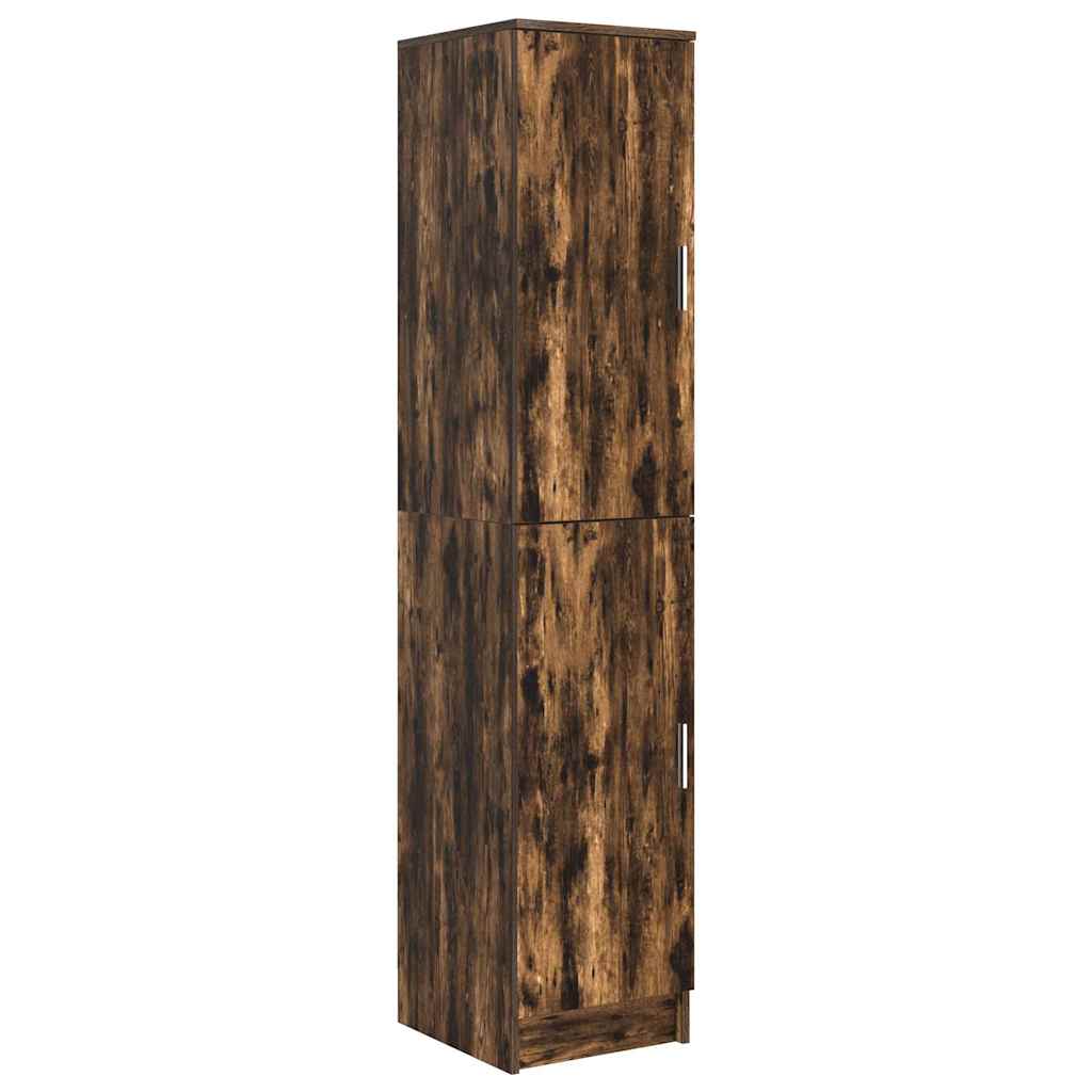 Hoge kast Gerookt eiken 35 x 39 x 168 cm is nu te koop bij PeponiXL, paradijselijk wonen!