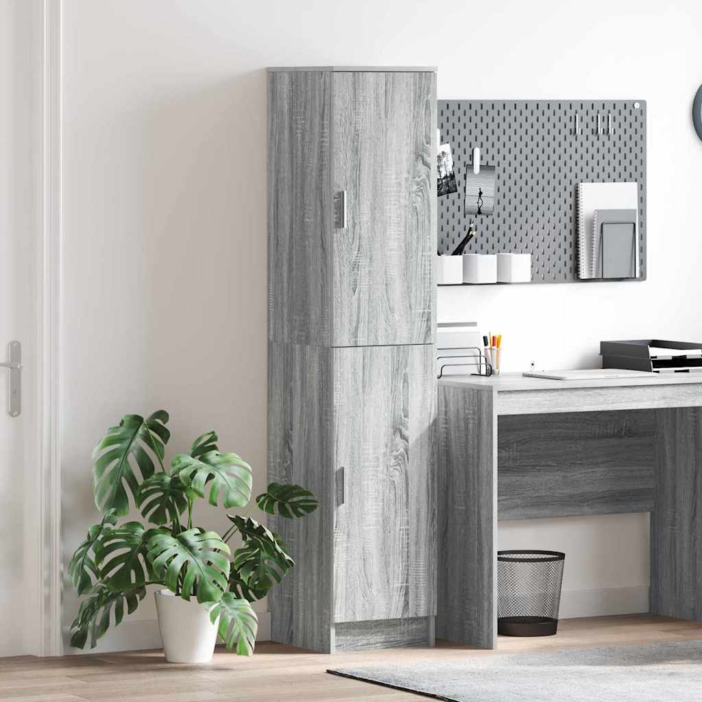 Hoge kast Grijs Sonoma 35 x 39 x 168 cm is nu te koop bij PeponiXL, paradijselijk wonen!