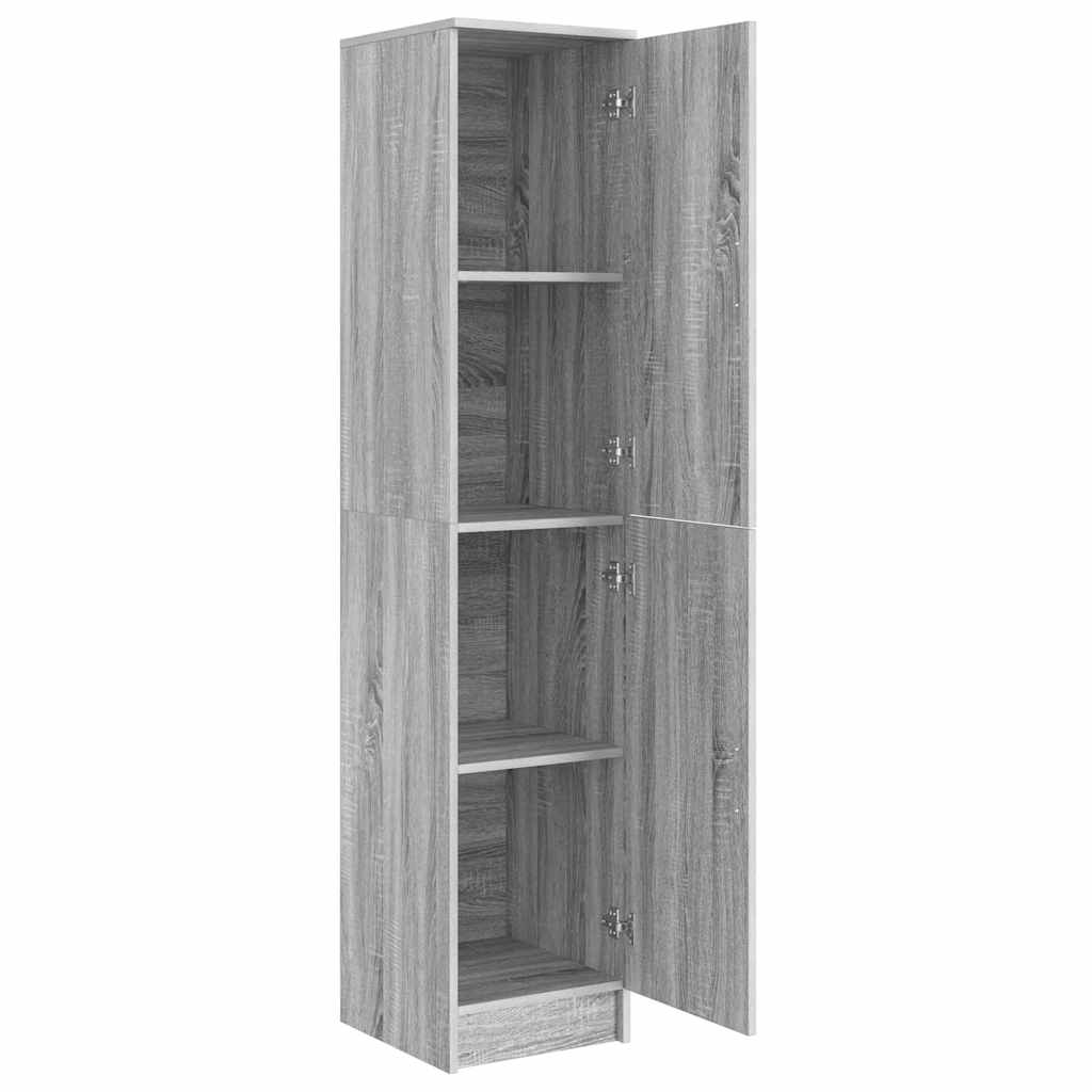 Hoge kast Grijs Sonoma 35 x 39 x 168 cm is nu te koop bij PeponiXL, paradijselijk wonen!