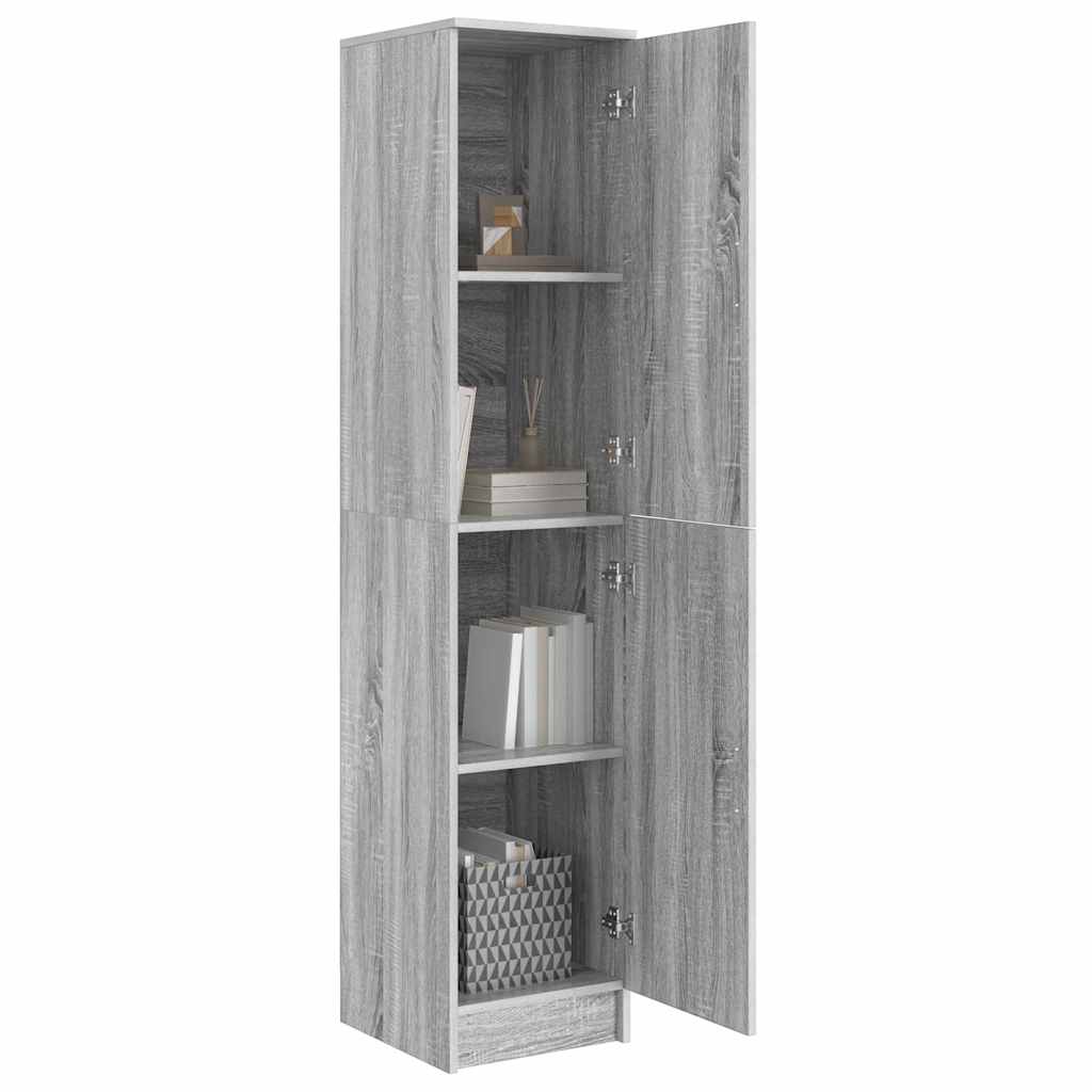 Hoge kast Grijs Sonoma 35 x 39 x 168 cm is nu te koop bij PeponiXL, paradijselijk wonen!