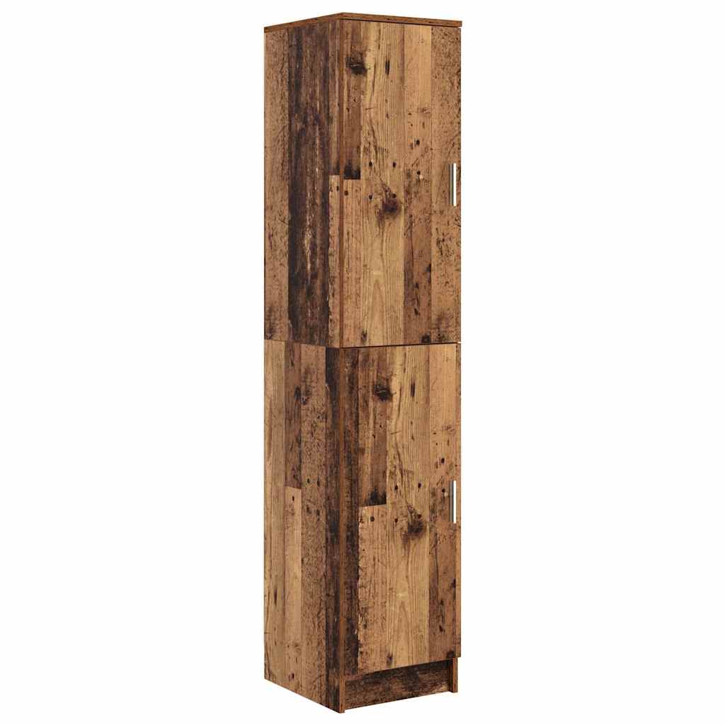 Hoge kast Oudhout 35 x 39 x 168 cm is nu te koop bij PeponiXL, paradijselijk wonen!