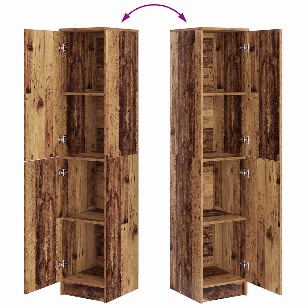 Hoge kast Oudhout 35 x 39 x 168 cm is nu te koop bij PeponiXL, paradijselijk wonen!