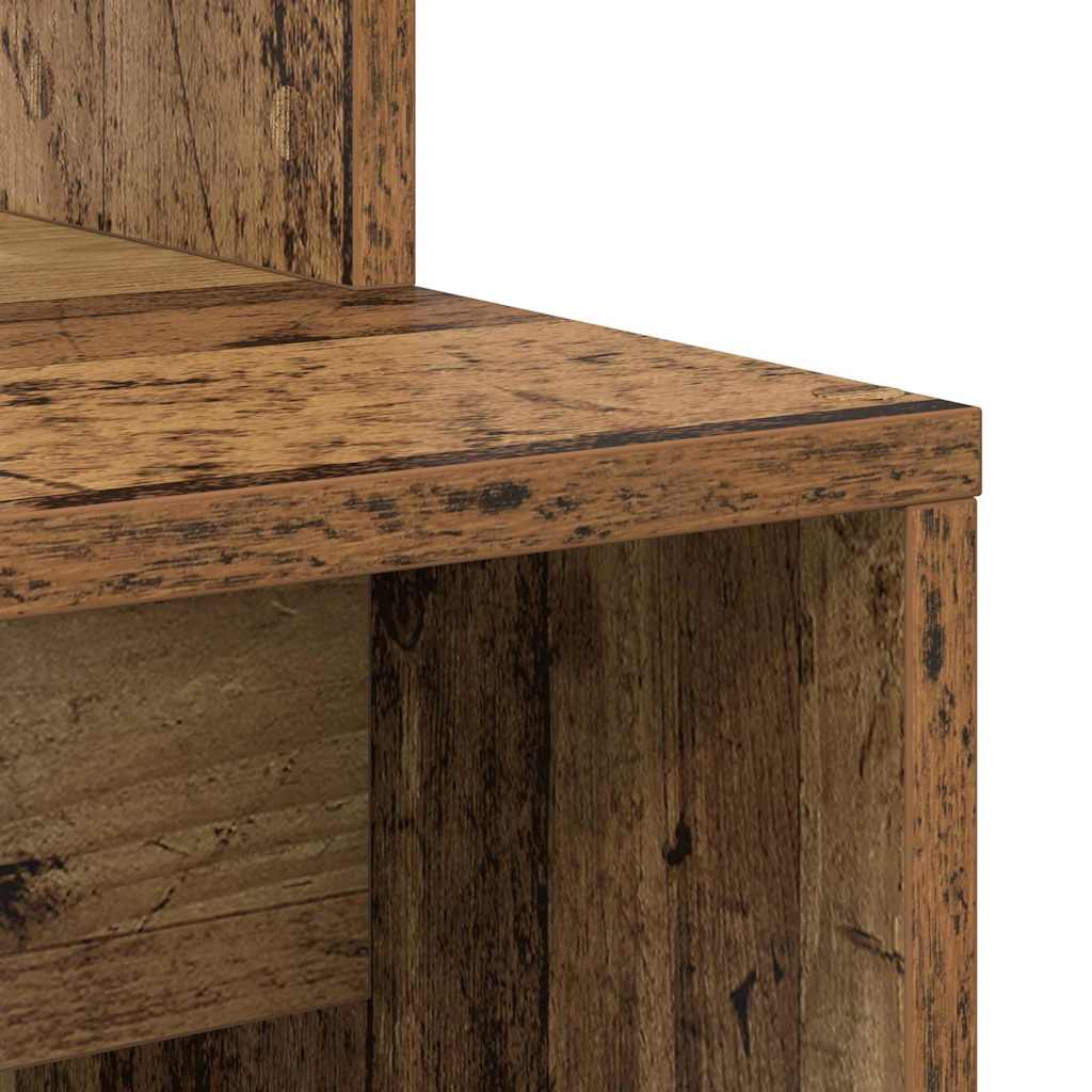 Bureau met plank Oud Hout 78,5 x 37 x 154,5 cm Bewerkt hout is nu te koop bij PeponiXL, paradijselijk wonen!