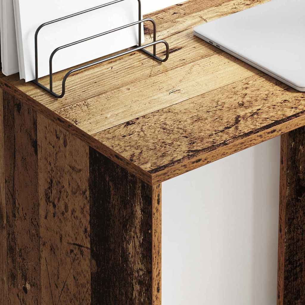 Bureau met plank Oud Hout 78,5 x 37 x 154,5 cm Bewerkt hout is nu te koop bij PeponiXL, paradijselijk wonen!