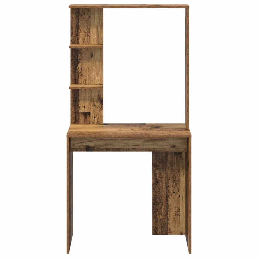 Bureau met plank Oud Hout 78,5 x 37 x 154,5 cm Bewerkt hout is nu te koop bij PeponiXL, paradijselijk wonen!