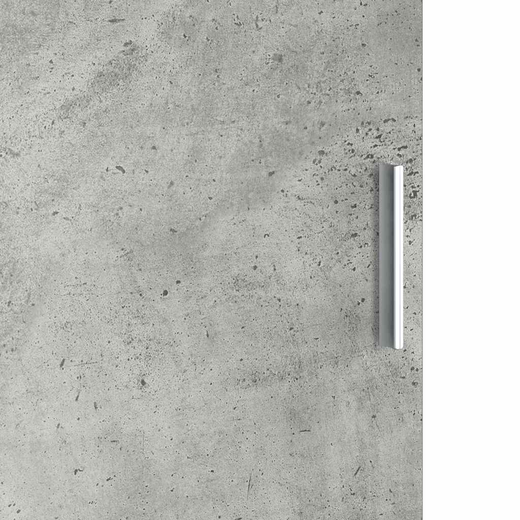 Hoge kast Beton Grijs 31.5 x 32 x 122.5 cm is nu te koop bij PeponiXL, paradijselijk wonen!