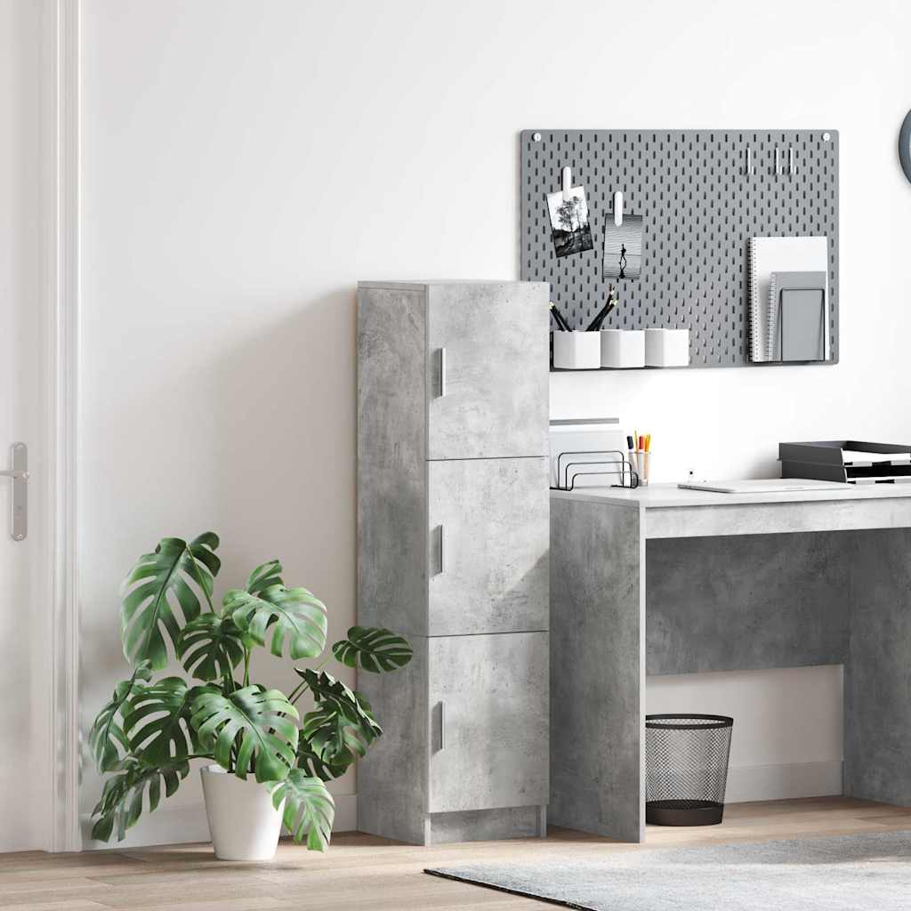 Hoge kast Beton Grijs 31.5 x 32 x 122.5 cm is nu te koop bij PeponiXL, paradijselijk wonen!