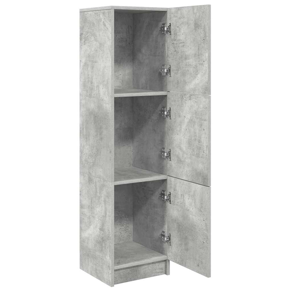 Hoge kast Beton Grijs 31.5 x 32 x 122.5 cm is nu te koop bij PeponiXL, paradijselijk wonen!