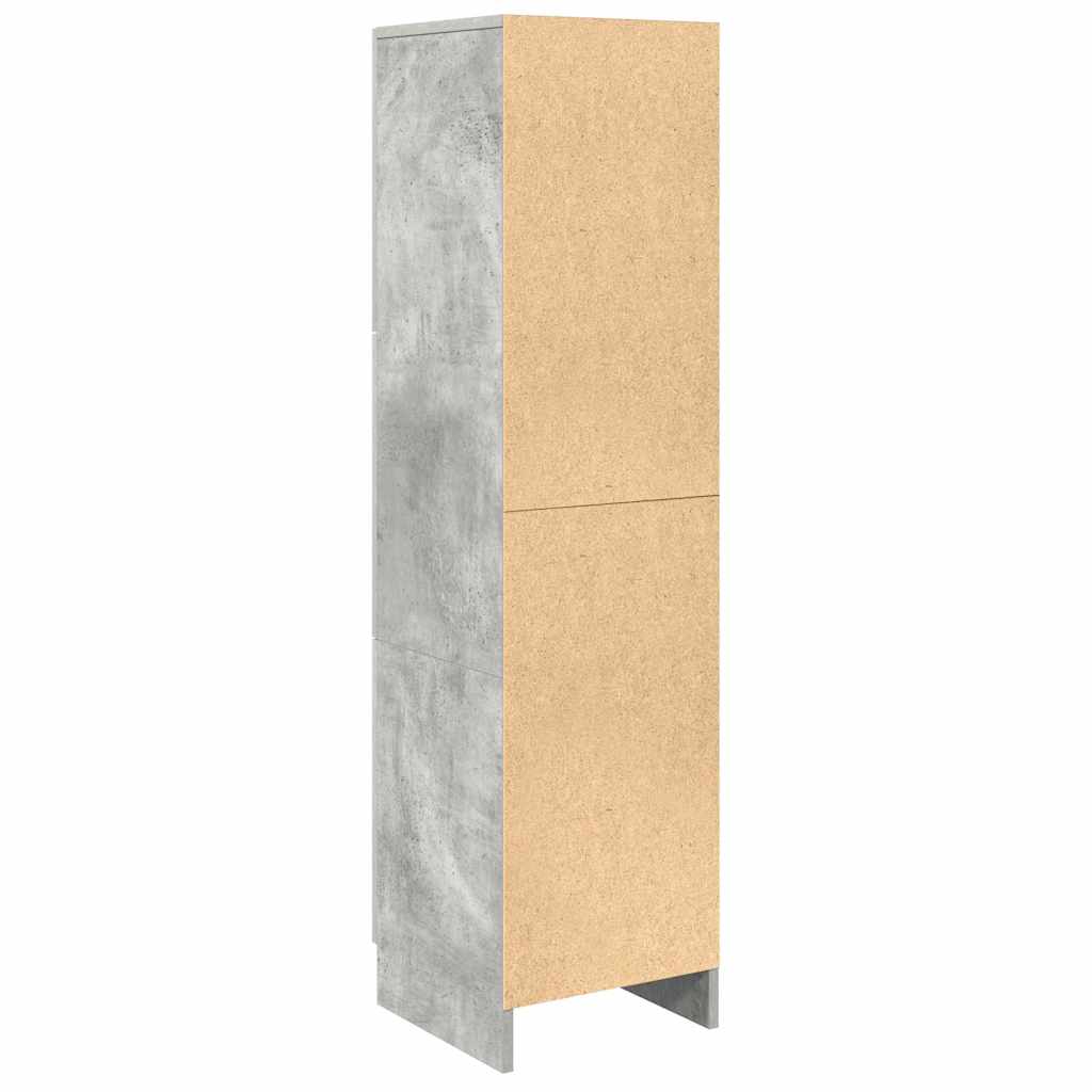 Hoge kast Beton Grijs 31.5 x 32 x 122.5 cm is nu te koop bij PeponiXL, paradijselijk wonen!