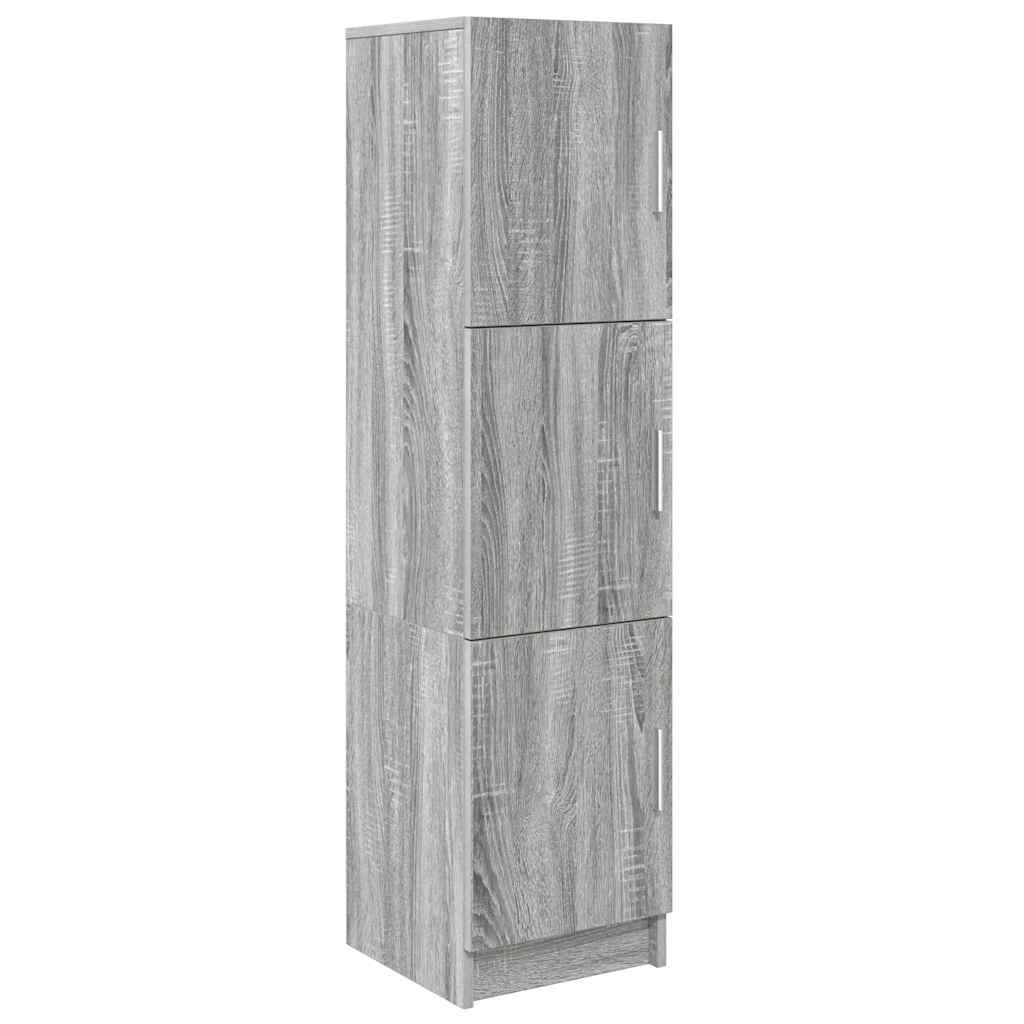 Hoge kast Grijs Sonoma 31.5 x 32 x 122.5 cm is nu te koop bij PeponiXL, paradijselijk wonen!
