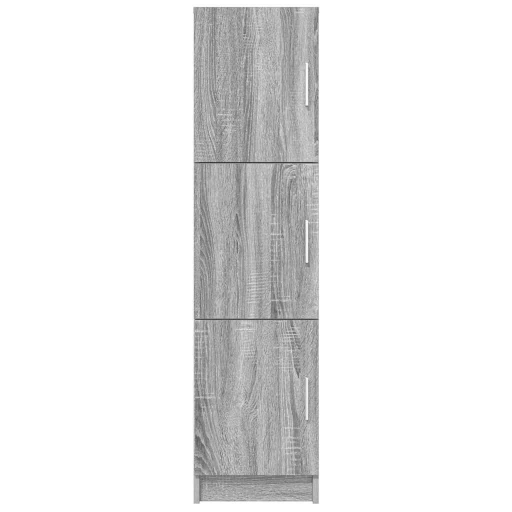 Hoge kast Grijs Sonoma 31.5 x 32 x 122.5 cm is nu te koop bij PeponiXL, paradijselijk wonen!