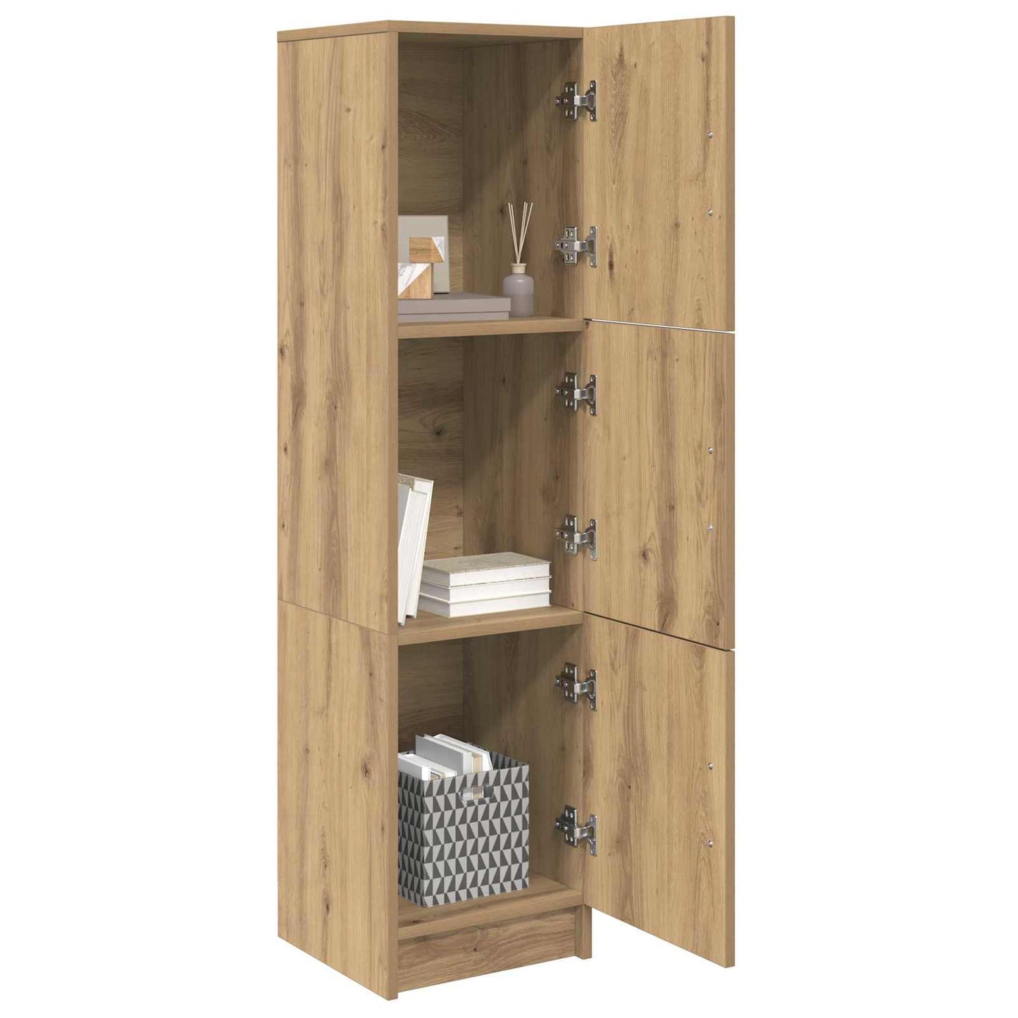 Hoge kast Artisan Eiken 31.5 x 32 x 122.5 cm is nu te koop bij PeponiXL, paradijselijk wonen!