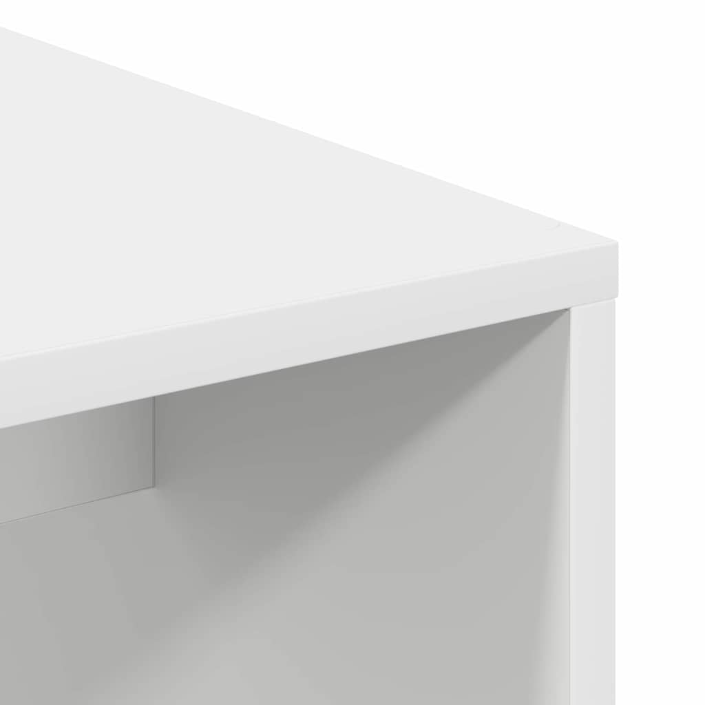 Bureau met plank met opslag Wit 102 x 50 x 124 cm Bewerkt hout is nu te koop bij PeponiXL, paradijselijk wonen!