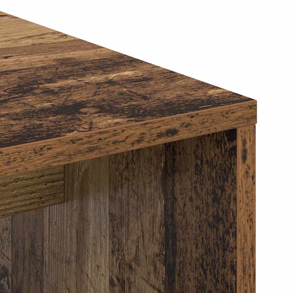 Bureau met plank Oud Hout 102 x 50 x 124 cm Bewerkt hout is nu te koop bij PeponiXL, paradijselijk wonen!