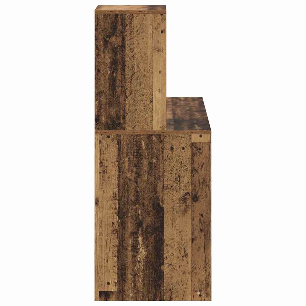 Bureau met plank Oud Hout 102 x 50 x 124 cm Bewerkt hout is nu te koop bij PeponiXL, paradijselijk wonen!