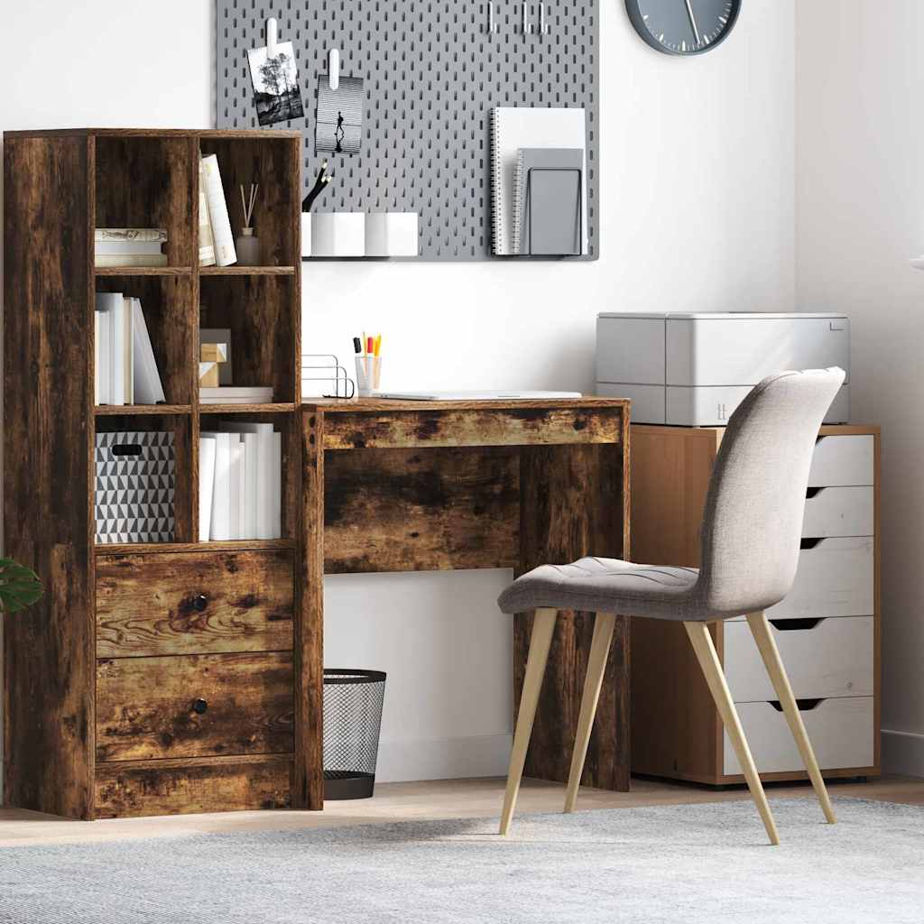 Bureau Gerookt eiken 70 x 40 x 76 cm is nu te koop bij PeponiXL, paradijselijk wonen!