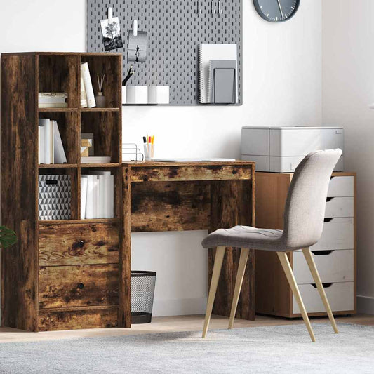 Bureau Gerookt eiken 70 x 40 x 76 cm is nu te koop bij PeponiXL, paradijselijk wonen!