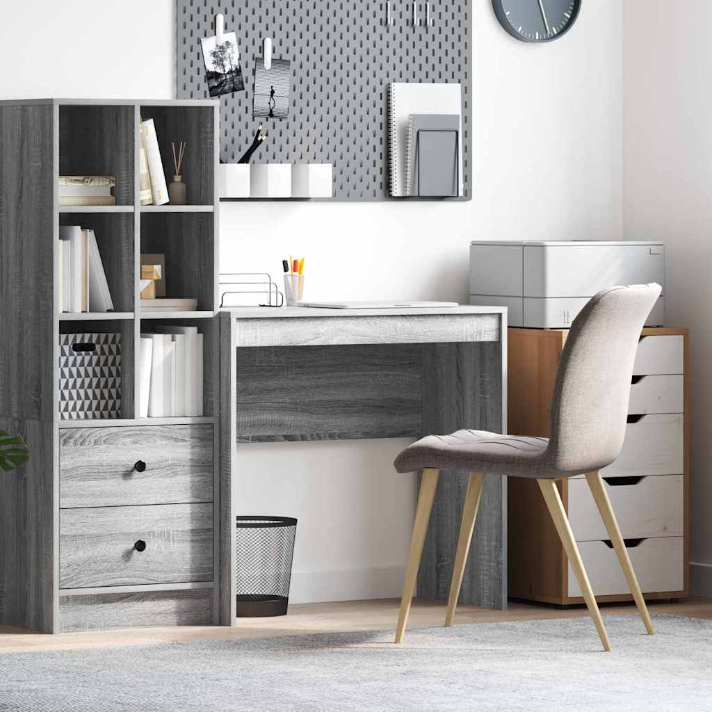 Bureau Grijs Sonoma 80 x 40 x 76 cm is nu te koop bij PeponiXL, paradijselijk wonen!