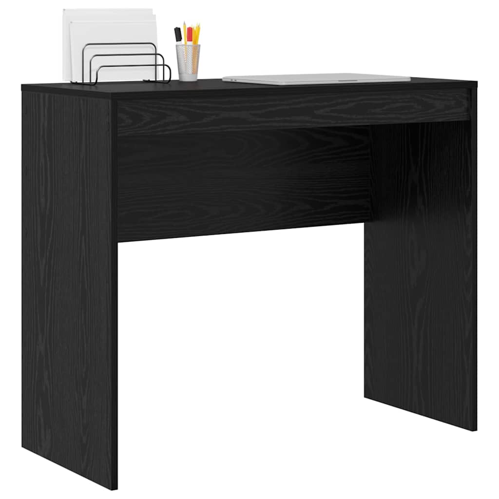 Bureau Zwart Eiken 90 x 40 x 76 cm is nu te koop bij PeponiXL, paradijselijk wonen!