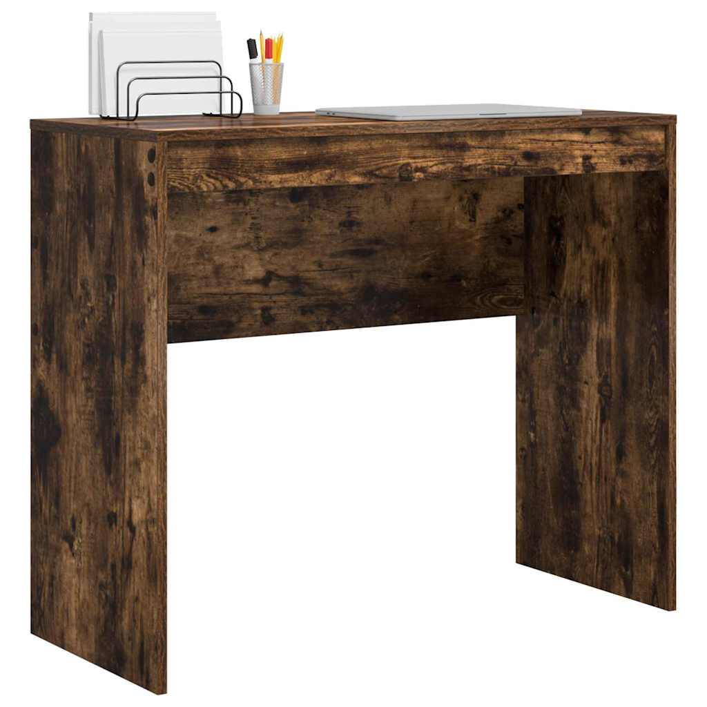 Bureau Gerookt eiken 90 x 40 x 76 cm is nu te koop bij PeponiXL, paradijselijk wonen!