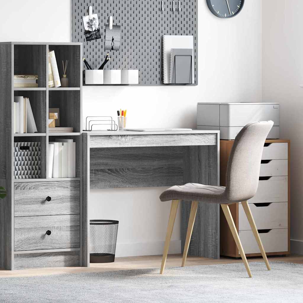 Bureau Grijs Sonoma 90 x 40 x 76 cm is nu te koop bij PeponiXL, paradijselijk wonen!
