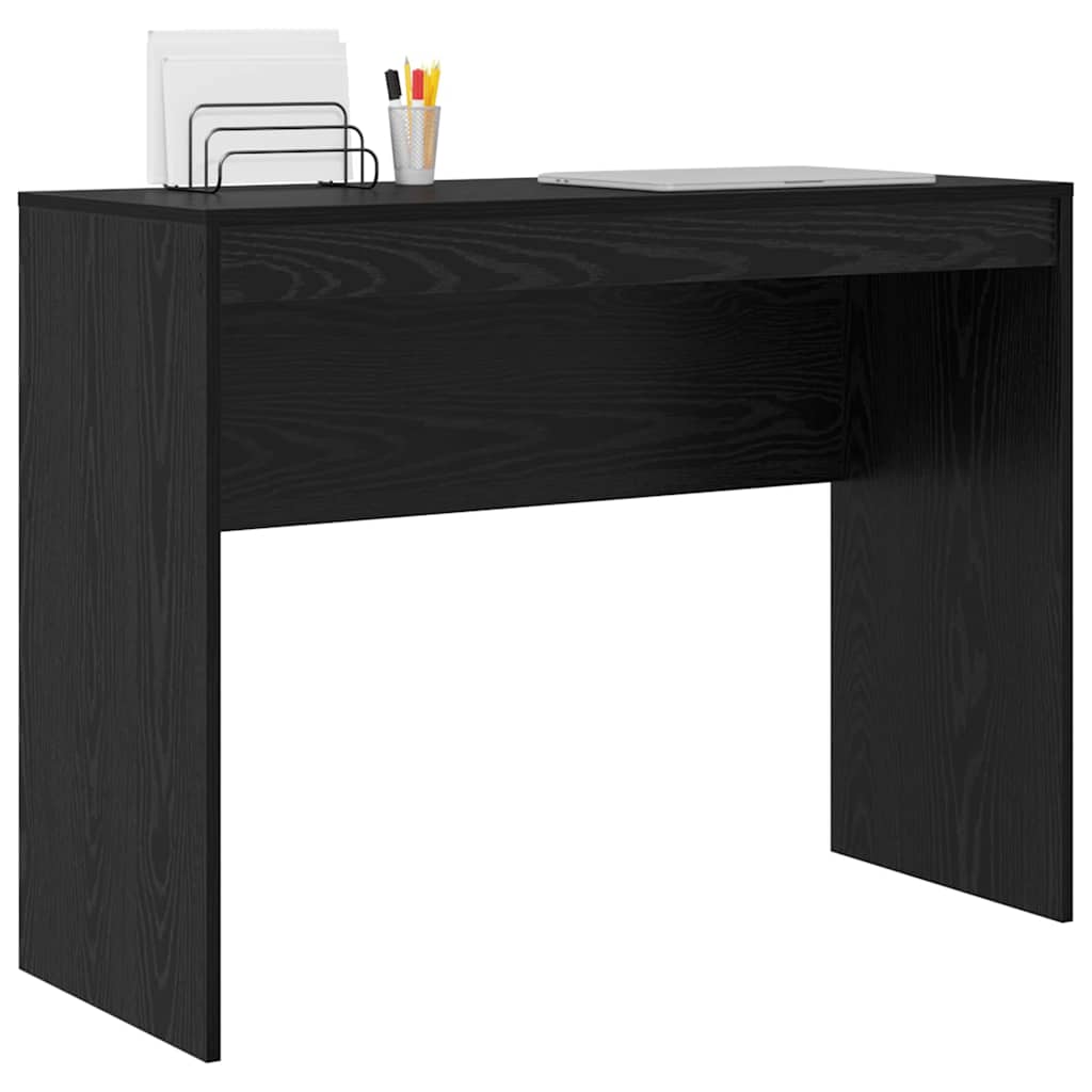 Bureau Zwart Eiken 100 x 40 x 76 cm is nu te koop bij PeponiXL, paradijselijk wonen!