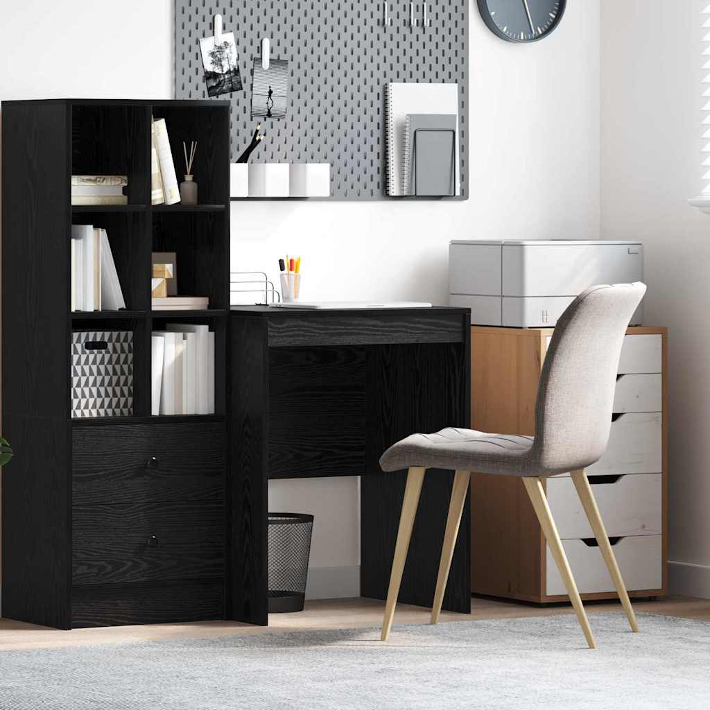 Bureau Zwart Eiken 60 x 50 x 76 cm is nu te koop bij PeponiXL, paradijselijk wonen!
