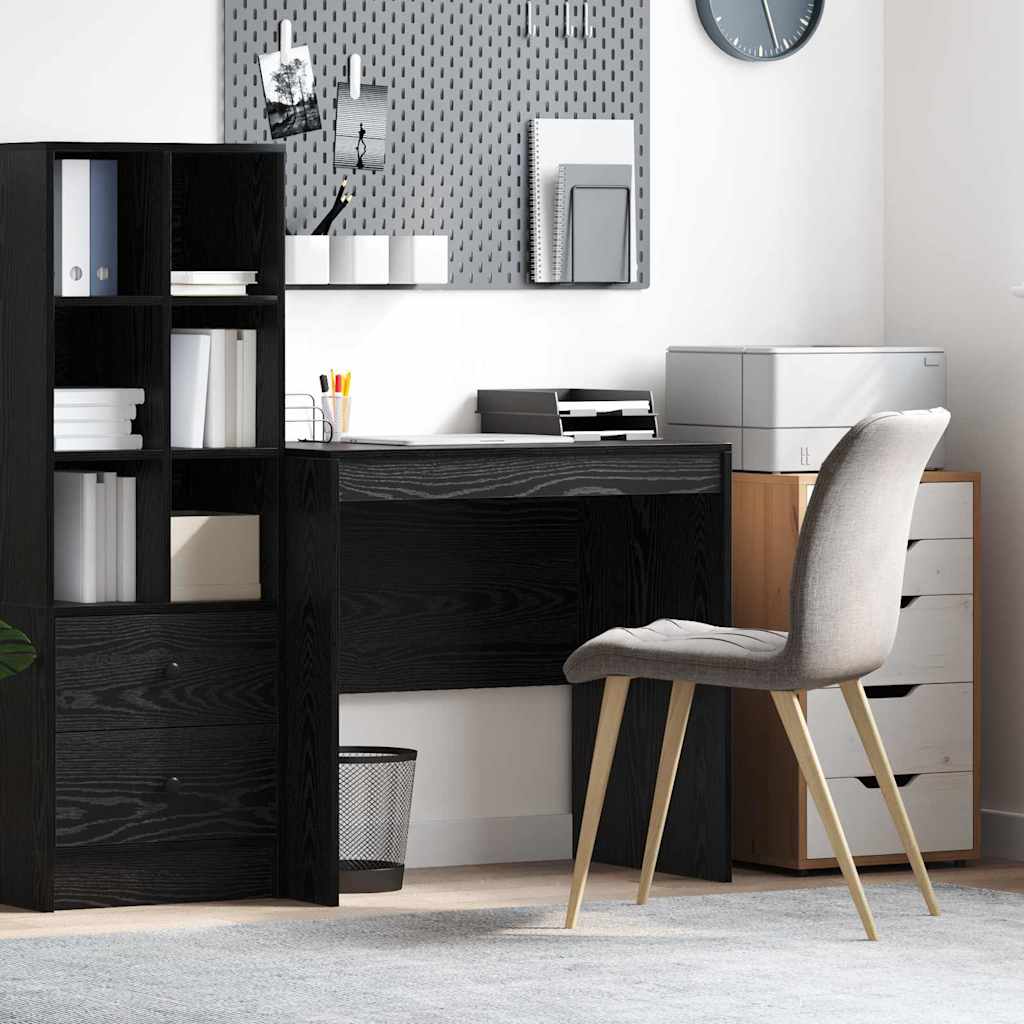 Bureau Zwart Eiken 80 x 50 x 76 cm is nu te koop bij PeponiXL, paradijselijk wonen!